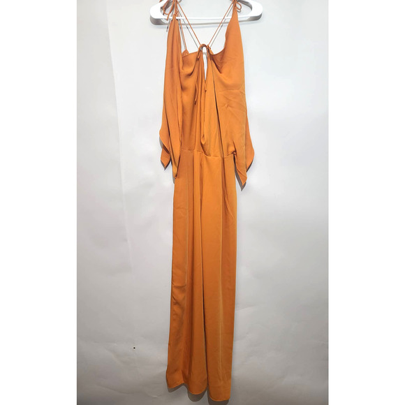Anthropologie ELLIATT Aurelia Cold Open Shoulder Jumpsuit Pants NWT Size Small - Picture 4 of 7